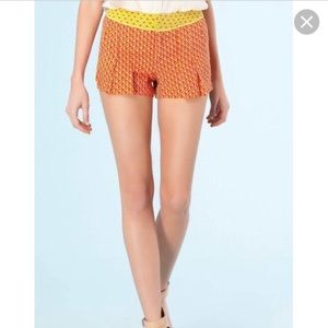 Vibrant Color Silk Shorts